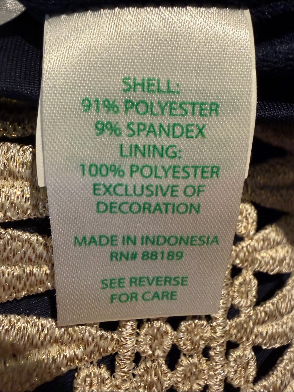 Lilly Pulitzer Klara Dress 2 Navy Gold - Picture 6 of 6